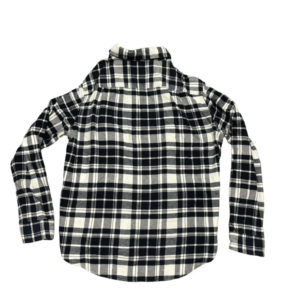 Blue&White American Eagle Flannel with Front Pocket - Picture 2 of 4